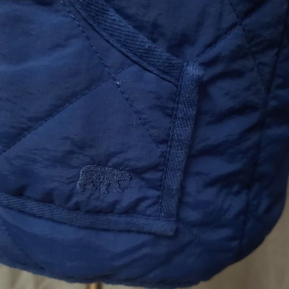 Vtg Polar King By Key Mens Large Reg Blue Full Zip Quilted Workwear Lined Jacket - Picture 9 of 16